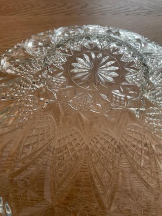 Centro de Mesa Cristal Tallado