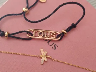 Pulseras Tous Oro y Negro