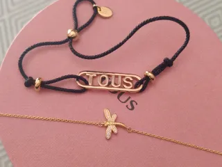 Pulseras Tous Oro y Negro