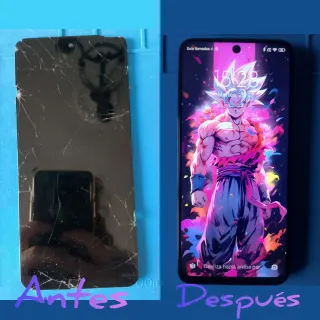 Reparación de pantalla y carcasa de móvil android