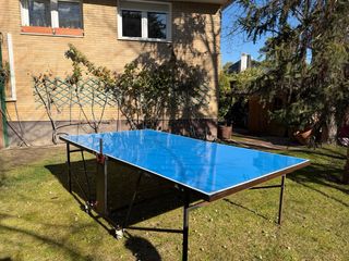 Mesa de ping pong azul