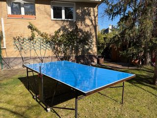 Mesa de ping pong azul