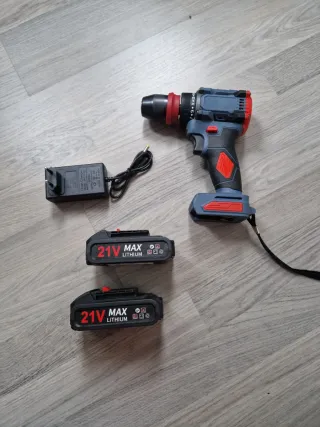 Taladro Atornillador BRUSHLESS 21V + 2 Baterías