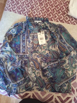 Camisa Scalpers Estampada Multicolor Talla S