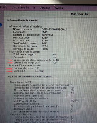 MacBook Air 13" | i7 (Tope Gama) | 256GB SSD | 8GB