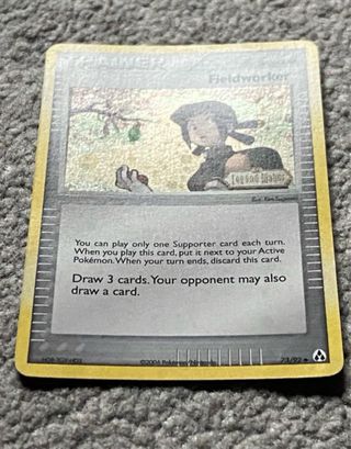 Pokemon Carta Fieldworker 73/92 Legend Maker