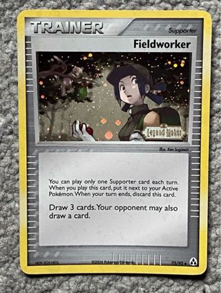 Pokemon Carta Fieldworker 73/92 Legend Maker