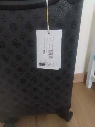 Maleta Guess Negra Rígida con Ruedas