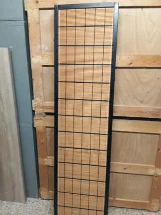 Biombo estilo japonés de bambú