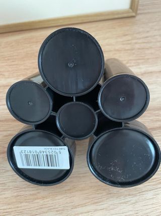 Portalápices negro set