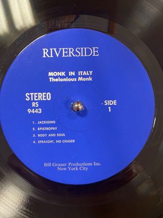 Thelonious Monk In Italy