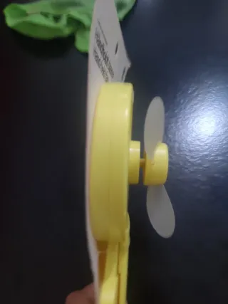 Ventilatore portatile giallo