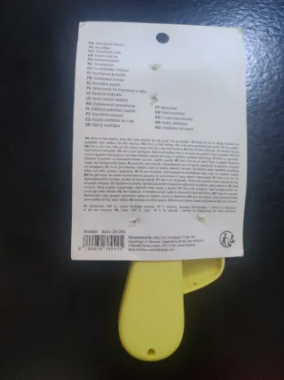 Ventilatore portatile giallo