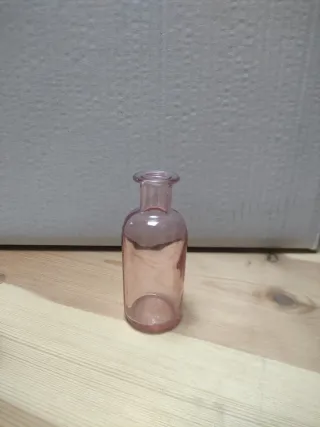 12 Jarrones Ikea. 10 cm 6 grises  6 rosas