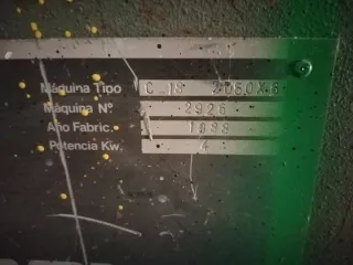 Prensa Plegadora Colly Cilindro Curvadora CASANOVA