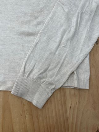 Jersey H&M Beige cuello en V