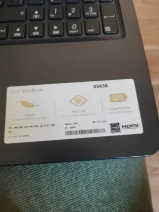 Asus Vivobook X543B Portátil