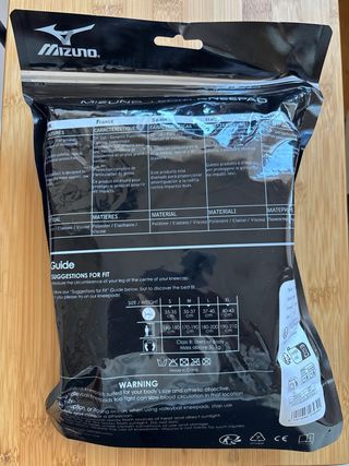 Rodilleras Mizuno Talla S Nuevas