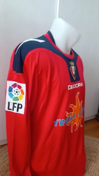 Camiseta Osasuna 08-09. Camuñas match worn