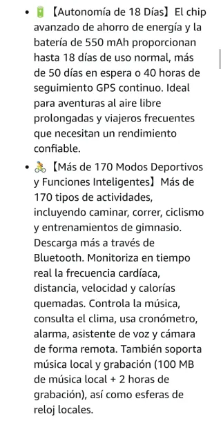 DOOGEE Anywise W1 Pro Reloj Inteligente Negro/Gris