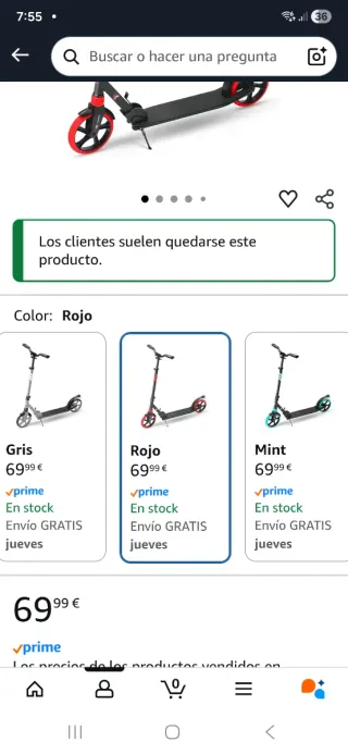 Patinete Sawyer para niños