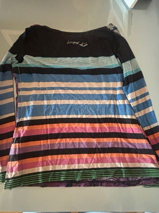 Camiseta Desigual Talla XL Multicolor