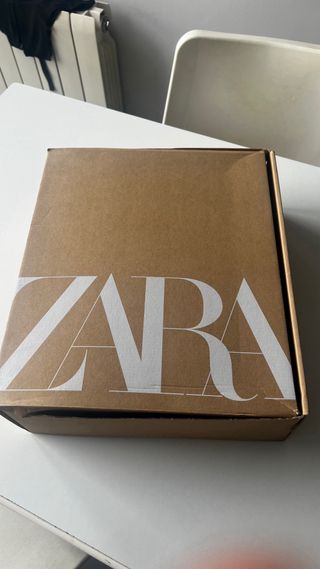 Botín Zara Piel Plataforma Tacón