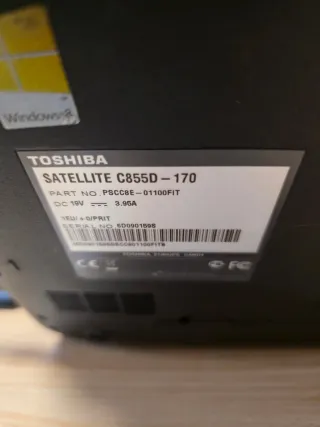 Notebook Toshiba Satellite C855D 12Gb