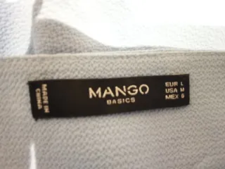 Camiseta tirantes mujer azul