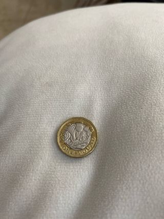 1 Libra Inglaterra 2016