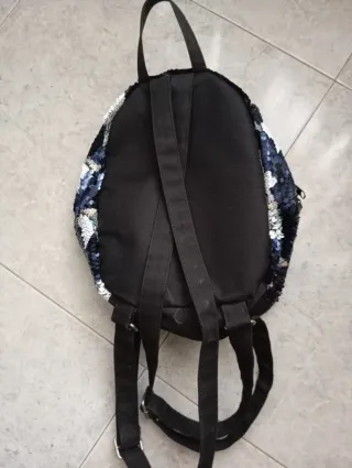 Mochila niña lentejuelas estrellas