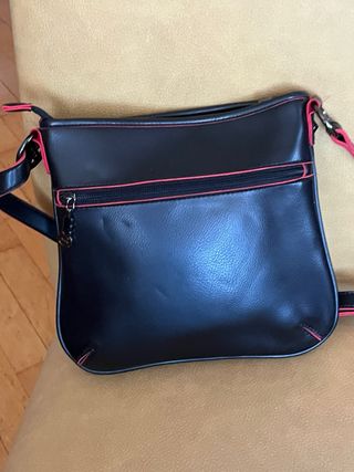 Bolso étnico negro y blanco