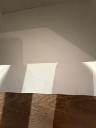 Banco zapatero blanco y madera