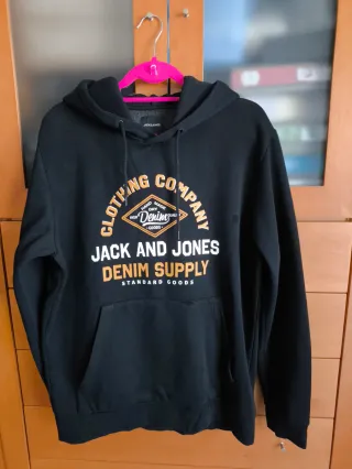 Sudadera Jack & Jones Negra Talla L