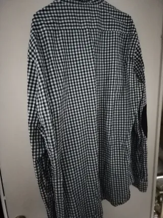 Camisa de cuadros con coderas