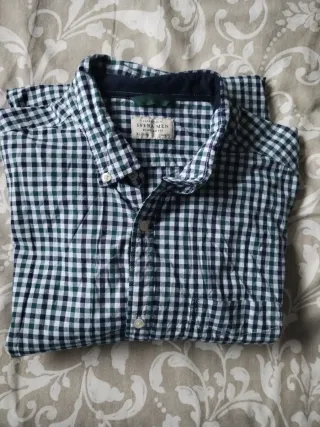Camisa de cuadros con coderas