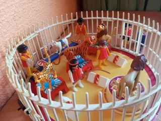 515. Playmobil jaula fieras circo Romani Roncalli