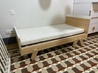 Cuna Palacio del Bebe Fresk 140x70 + Colchón