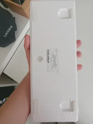 Teclado Gaming Ajazz Rosa/Blanco