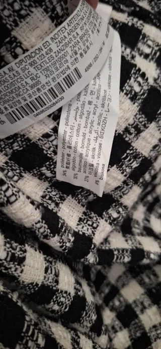 Giacca Zara a quadri donna