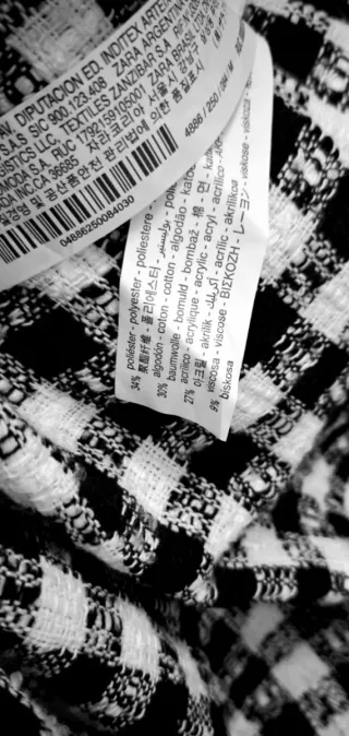 Giacca Zara a quadri donna