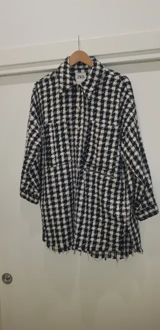 Giacca Zara a quadri donna