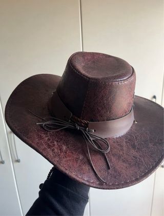 Cappello Cowboy Texas Similpelle Vintage Toro