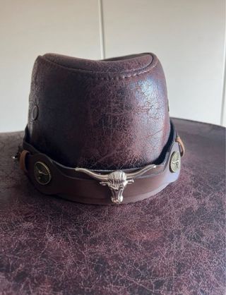 Cappello Cowboy Texas Similpelle Vintage Toro