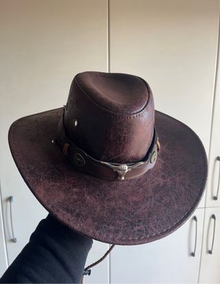 Cappello Cowboy Texas Similpelle Vintage Toro