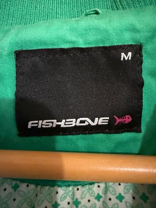 Chaqueta verde entretiempo Fishbone Talla M