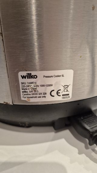Olla Eléctrica Presión 6L Wilko