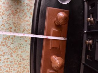 Perchero de roble con 3 ganchos