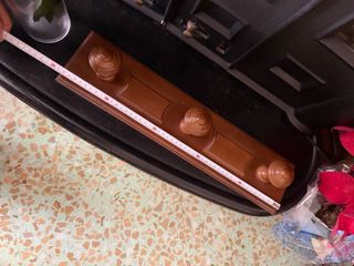 Perchero de roble con 3 ganchos