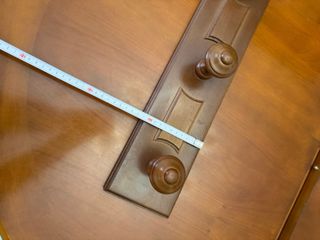 Perchero de roble con 3 ganchos